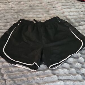bcg Black Athletic Running Shorts with Dolphin Hem